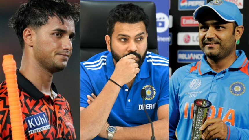 3 reasons why Abhishek Sharma has a glimpse of Virender Sehwag, can replace Rohit Sharma in Team India